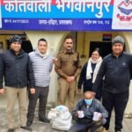 हरिद्वार की भगवानपुर पुलिस और गौ स्क्वायड टीम ने एक गौ हत्यारे को किया गिरफ्तार, पुलिस ने आरोपी के कब्ज़े से भारी मात्रा मे गौ मांस किया बरामद, पुलिस टीम अब दूसरे फरार आरोपी की तलाश मे दे रही जगह जगह दबिश !