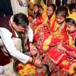 डोल आश्रम में मुख्यमंत्री ने श्री पीठम स्थापना महोत्सव में किया प्रतिभाग, 1100 कन्याओं का पूजन व माँ राजेश्वरी का अभिषेक