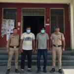 शान्ति व्यवस्था भंग करने वाले 2 व्यक्तियो को पुलिस ने किया गिरफ्तार