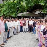 कांग्रेस द्वारा SIR प्रक्रिया मे बधा डालने के प्रयासों के खिलाफ किया जोरदार प्रदर्शन,.