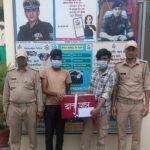 मंदिर में चोरी की घटना को अंजाम देने वाले 2 शातिर चोरो को पुलिस ने किया गिरफ्तार